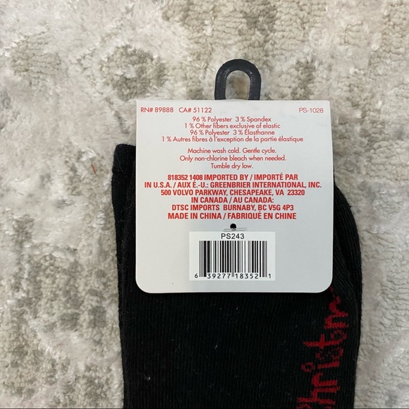 Women’s Black Christmas Tree Socks - Picture 4 of 5